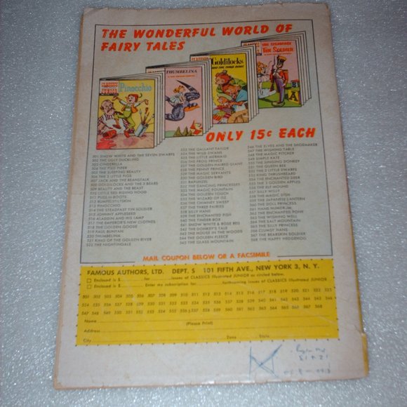 Classics Illustrated Jr. 1955 Johnny Appleseed - Picture 13 of 14